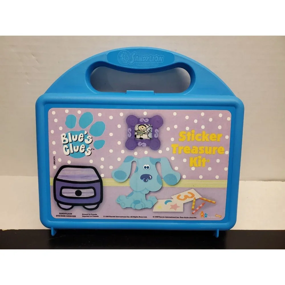Original Viacom Nickelodeon‎ Blue's Clues Sticker Treasure Kit - Unused - CIB